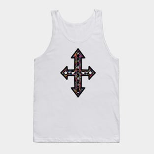 ABSTRACT Cross Tank Top